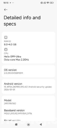 REDMI NOTE 14 (DISPLAY CHANGED)